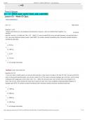 Tests & Quizzes SCI 131 WEEK QUIZ QUESTIONS AND ANSWERS  Lesson 05 - Week 05 Quiz Return to Assessment List