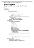 Endocrinology crash guide for FNP board exam