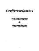 Straf(proces)recht I