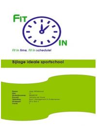 Sport, Management & Ondernemen - Sportschool