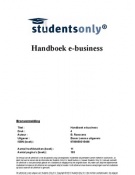 Samenvatting Handboek e-business