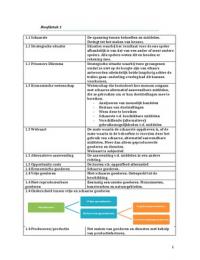 Onderneming en omgeving 