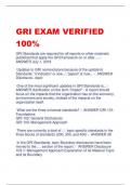 GRI EXAM VERIFIED  100%