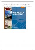 Solution Manual for Intermediate Accounting Canadian  Canadian 6th Edition Beechy Conrod Farrell Mcleod Dick