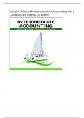 Solution Manual for Intermediate Accounting Vol 2 Canadian 3rd Edition Lo Fisher