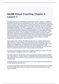 NASM Virtual Coaching Chapter 5 Lesson 3 Exam