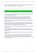 NFHS CONCUSSION IN SPORTS EXAM