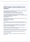 NFHS chapter 2 Exam Questions and Answers