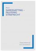 Samenvatting - inleiding strafrecht