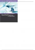 Quantitative Methods for Business 13th Edition David Anderson - Test Bank