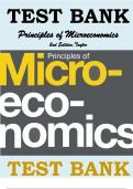 Test Bank for Principles of Microeconomics 2nd Edition Taylor