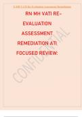 RN MH VATI RE-EVALUATION ASSESSMENT REMEDIATION.