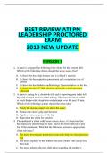 BEST REVIEW ATI PN LEADERSHIP PROCTORED EXAM 2019 NEW UPDATE