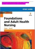 TEST BANK FOR FOUNDATIONS AND ADULT HEALTH NURSING 7TH EDITION BY KIM COOPER KELLY GOSNELL