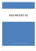 HESI RN EXIT V5 | Original Exam Q&A