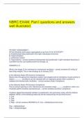   NBRC EXAM, Part I questions and answers well illustrated.