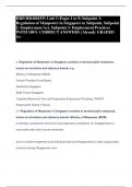 HRP(HR4001FP) Unit 5 (Pages 1 to 9) Subpoint 1:  Regulation of Manpower in Singapore to Subpoint, Subpoint  2: Employment Act, Subpoint 3: Employment Practices WITH 100% CORRECT ANSWERS | Already GRADED  A+