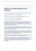 D002 unit 5 Exam Questions and Answers