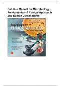 Solution Manual for Microbiology  Fundamentals A Clinical Approach  2nd Edition Cowan Bunn