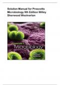 Solution Manual for Prescotts  Microbiology 9th Edition Willey  Sherwood Woolverton