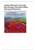 Solution Manual for Prescotts  Microbiology 10th Edition Willey  Sherwood Woolverton