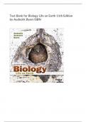 Test Bank for Biology Life on Earth 11th Edition  by Audesirk Byers ISBN