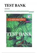 Test Bank for Chemistry 10th Edition by Steven S. Zumdah