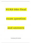 Maryville Nurse 660 Final Exam questions with complete Answers 2024