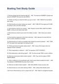 Boating Test Study Guide Questions And Answers  