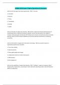 SCMN 2150 Exam 3 Barto Questions & Answers