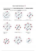 Bohr Model of Atoms Worksheet Answers PDF [4 Solved Sheets]