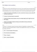 D002 WGU Exam Complete Questions and Answers 100% Correct