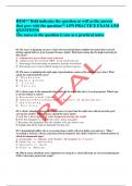 HESI** Bold indicates the question as well as the answer that goes with the question** LPN PRACTICE EXAM AND QUESTIONS The nurse in the question is you as a practical nurse