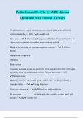 Patho Exam #3 - Ch. 13 WBC disease Questions with correct Answers