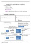 Samenvatting Financial Markets and Institutions