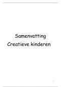 Samenvatting krachtig leren creatieve kinderen, HoGent, lager onderwijs, 2e jaar 2e semester