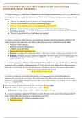 ATI FUNDAMENTALS 2019 PROCTORED EXAM QUESTIONS & ANSWERS|ALREDY GRADEDA+ 2. A nurse is caring for a client who is scheduled to have his alanine aminotransferase (ALT) level checked. The client asks the nurse to explain the laboratory test. Which of the fo