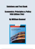 Test Bank For Economics Principles Policy 14th Edition by William Baumol