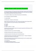 CPMA Exam with correct Answers