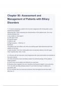 Test Bank for Brunner & Suddarth's Textbook of Medical-Surgical Nursing, 14th Edition Chapter 50: Assessment and Management of Patients with Biliary Disorders | Latest Guide