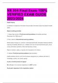 NR 304 Final Exam 100%  VERIFIED EXAM GUIDE  2023/2024