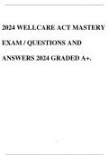 2023 Wellcare ACT Mastery Exam