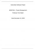 Getta Byte Software Project Part 1&2 MGMT404 – Project Management