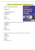 TEST BANK For Urinalysis and Body Fluids, 7th Edition by Strasinger | Verified Chapters 1 - 17 | Complete Newest Version