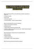 Basic Training Manual for Healthcare Security Officers Latest Exam Questions With Verified Answers Graded A+