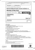  Edexcel gcse triple science chemistry paper 1 june 2023