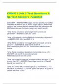 CMN571 Unit 2 Test Questions &  Correct Answers | Updated