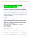 Barney Fletcher Section 1 Exam Questions and Answers