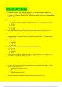 HESI-A2-MATH / ACTUAL EXAM QUESTIONS & ANSWERS 2022/2023 LATEST UPDATE / GRADED A+