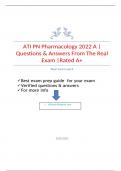 ATI PN pharmacology 2020 / ACTUAL EXAM QUESTIONS & ANSWERS 2022/2023 LATEST UPDATE / GRADED A+